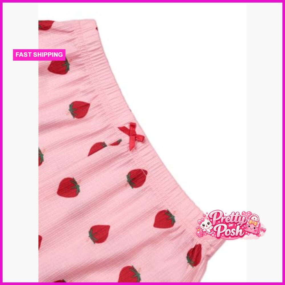 Polyester Elastane Ribbed Crop Cami Shorts Pajama… - image 6